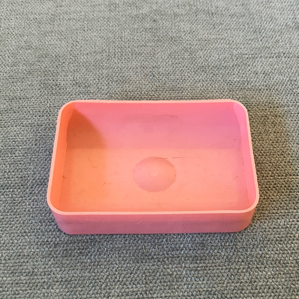 Small Pink Plastic Container